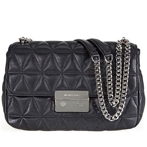 michael kors sloan large schwarz|Kors sloan editor.